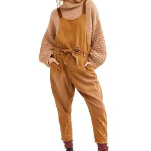 Free People Nobody’s Fool Overalls Jumpsuit